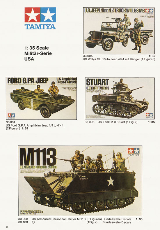 Tamiya Katalog 1977