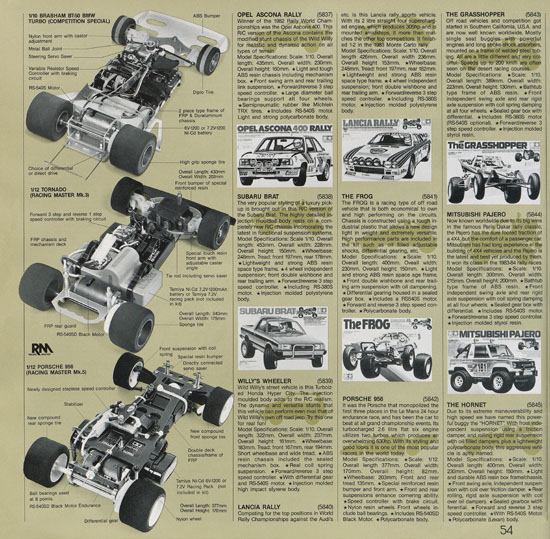 Tamiya Katalog 1985