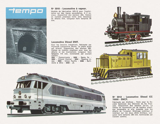 Tempo catalogue 1966