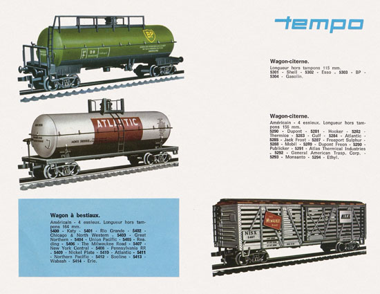 Tempo catalogue 1966