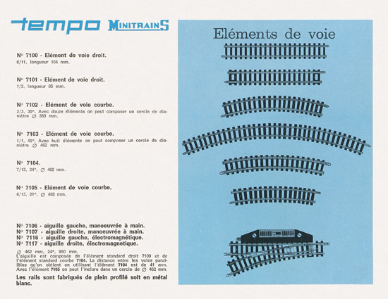 Tempo catalogue 1966