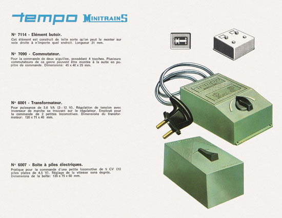 Tempo catalogue 1966