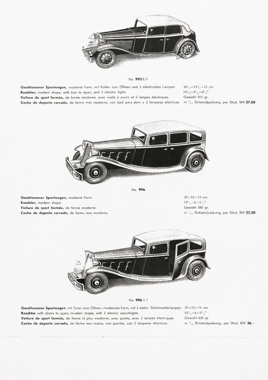 Tipp & Co. Katalog 1937