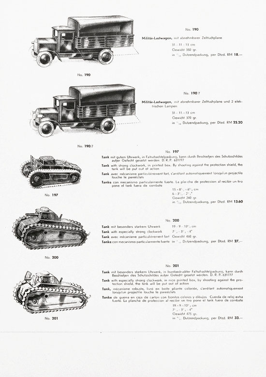 Tipp & Co. Katalog 1937