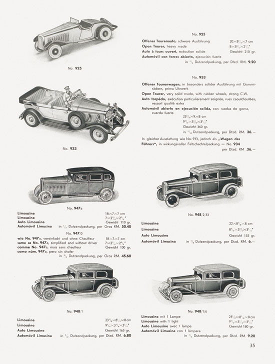 Tipp & Co. Katalog 1935