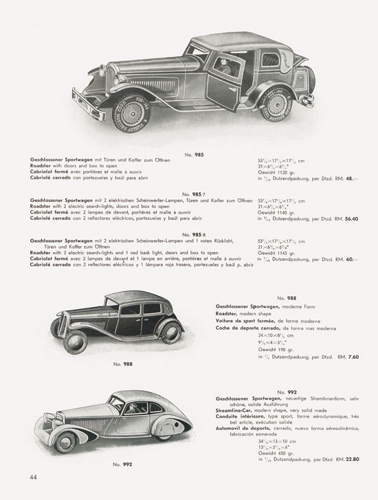 Tipp & Co. Katalog 1935