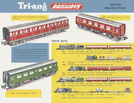 Tri-ang Railways catalog 1956