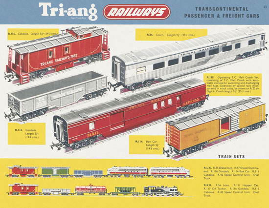 Tri-ang Railways catalog 1956