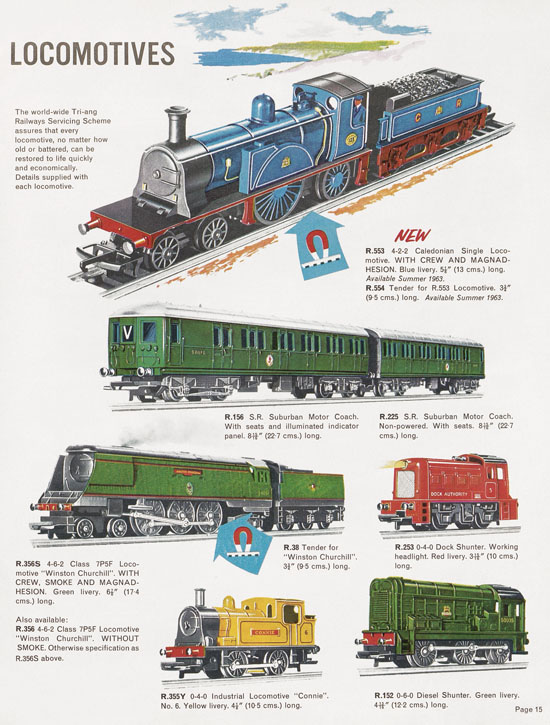 Tri-ang Railways catalog 1963