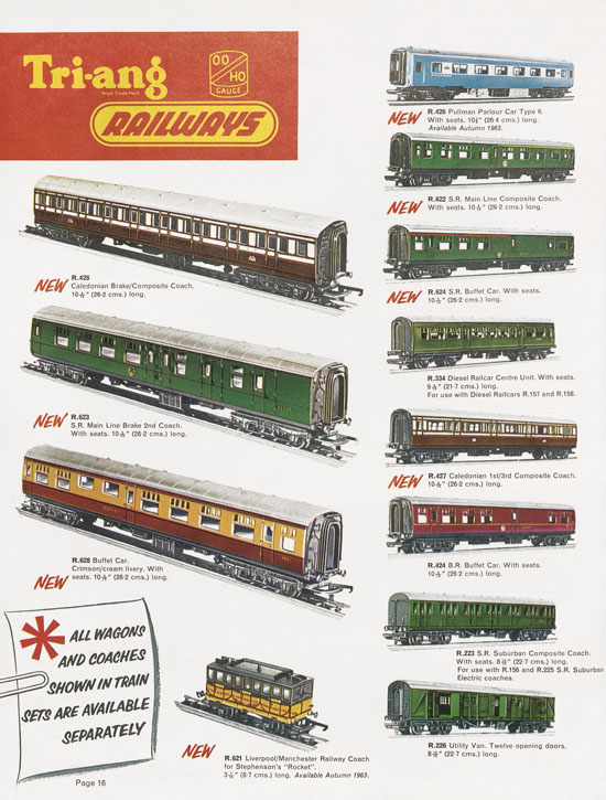 Tri-ang Railways catalog 1963