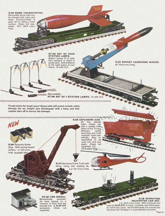 Tri-ang catalog Railways and Motorways 1964