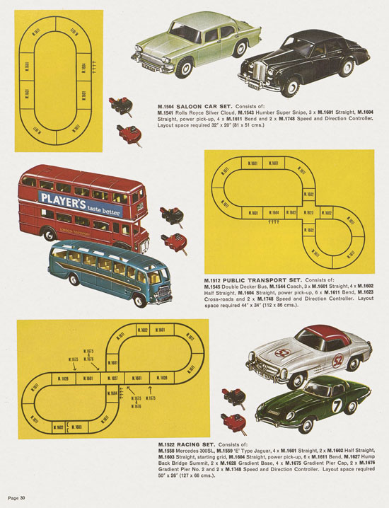 Tri-ang catalog Railways and Motorways 1964