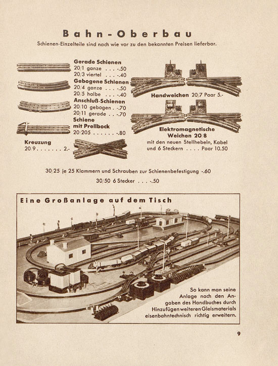 Trix Katalog 1937-1938