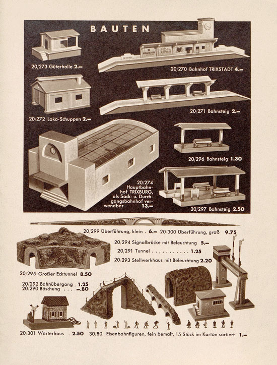 Trix Katalog 1937-1938