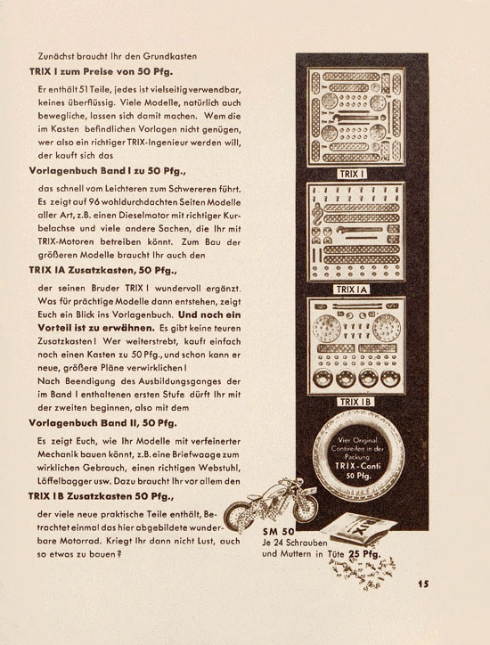 Trix Katalog 1937-1938