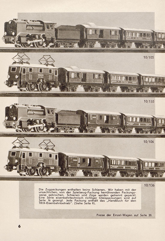 Trix Katalog 1938-1939