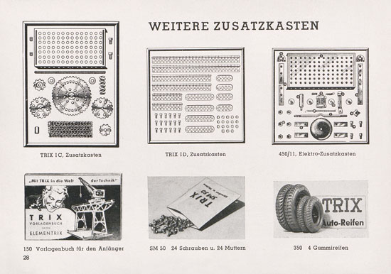 Trix Katalog 1950