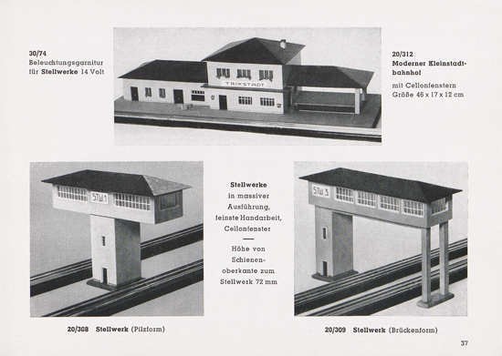 Trix Katalog 1952