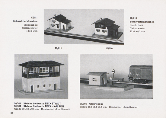 Trix Katalog 1952