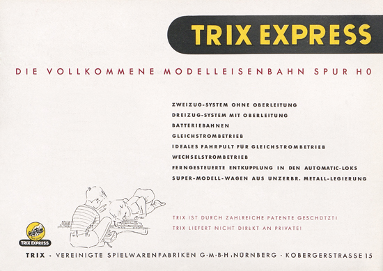 Trix-Express Katalog 1953