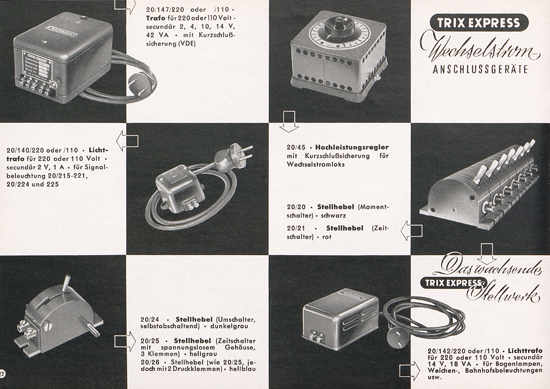 Trix-Express Katalog 1953