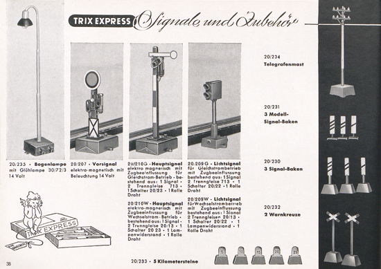 Trix-Express Katalog 1953