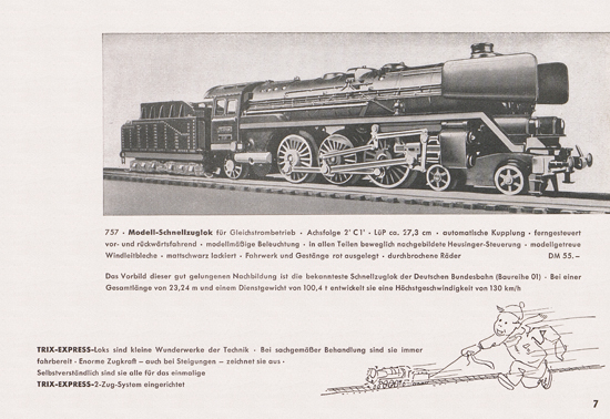 Trix-Express Katalog 1954