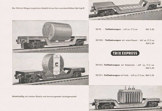 Trix-Express Katalog 1954