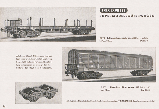 Trix-Express Katalog 1954