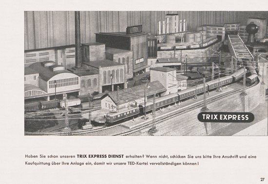 Trix-Express Katalog 1954