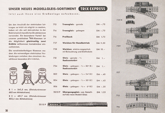 Trix-Express Katalog 1954