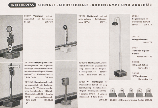 Trix-Express Katalog 1954