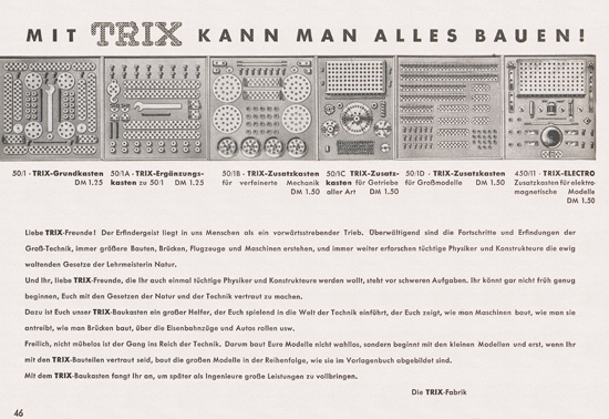 Trix-Express Katalog 1954