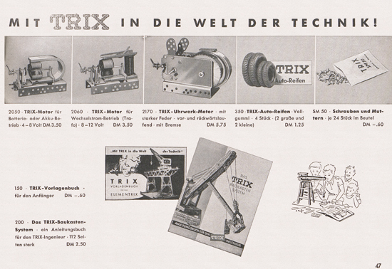 Trix-Express Katalog 1954