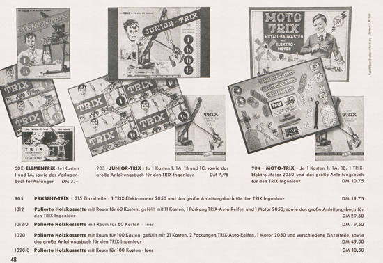 Trix-Express Katalog 1954