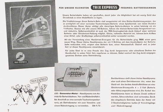 Trix-Express Katalog 1955