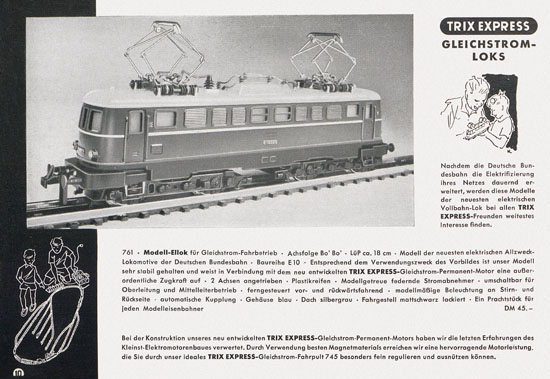 Trix-Express Katalog 1955