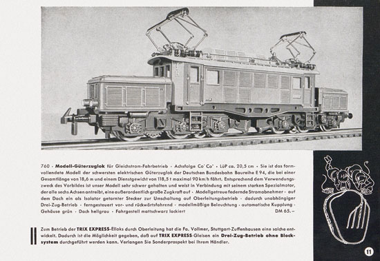 Trix-Express Katalog 1955