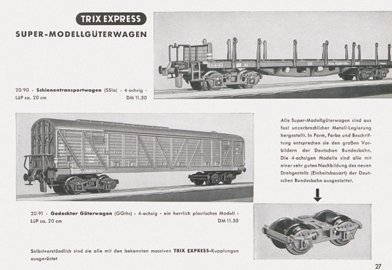 Trix-Express Katalog 1955