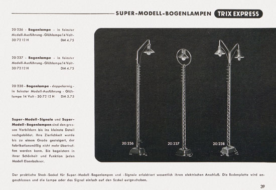 Trix-Express Katalog 1955