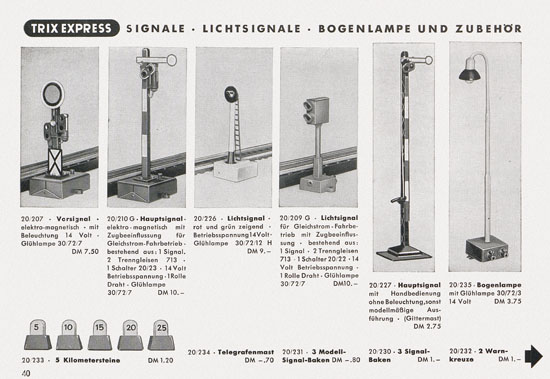 Trix-Express Katalog 1955