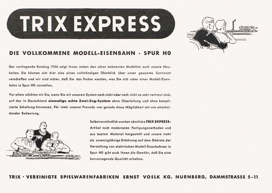 Trix-Express Katalog 1956