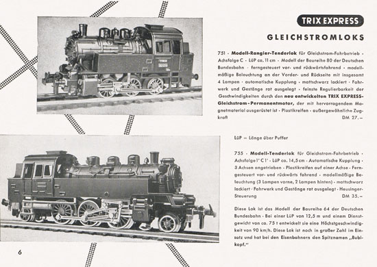 Trix-Express Katalog 1956