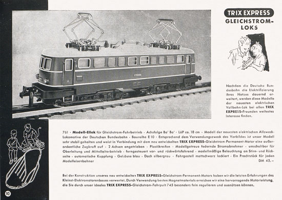 Trix-Express Katalog 1956