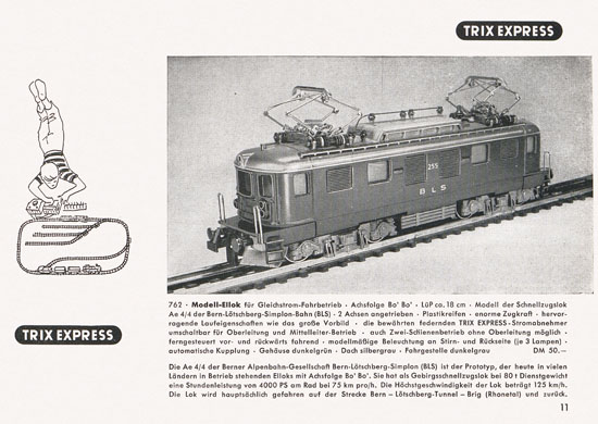 Trix-Express Katalog 1956