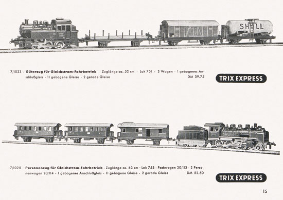 Trix-Express Katalog 1956