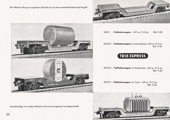 Trix-Express Katalog 1956