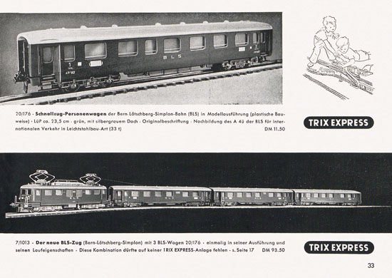 Trix-Express Katalog 1956