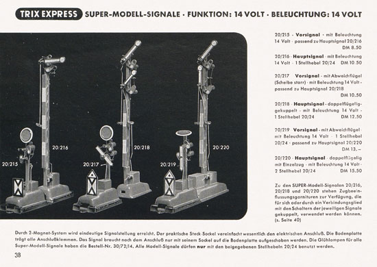 Trix-Express Katalog 1956