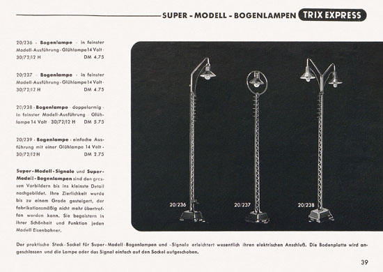 Trix-Express Katalog 1956